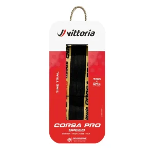 Cubierta Carretera Vittoria CORSA PRO SPEED 700x26c TLR Plegable Para-Negro G2.0