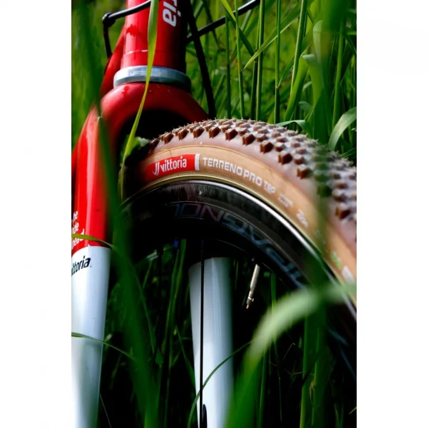 Cubierta Gravel vittoria TERRENO PRO T60 mixed 700X45 TLR Hookless Natural-Brown