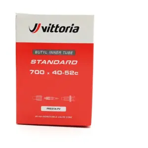 Cámaras Gravel Vittoria Standard 700x40/52c FV presta RVC 48mm