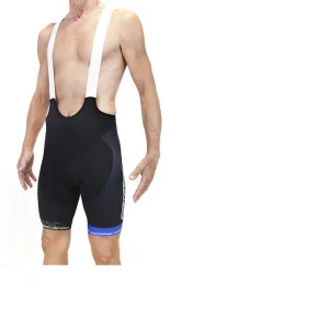 Culote con Tirantes Team Edition CORRATEC Negro-Azul-Dorado
