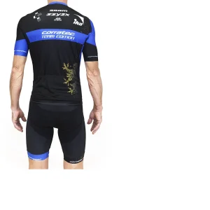 Maillot m/c Team Edition CORRATEC Negro-Azul-Dorado