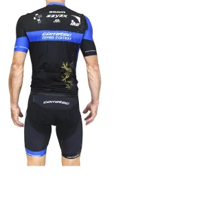 Maillot m/c Team Edition CORRATEC Negro-Azul-Dorado