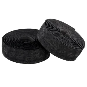 SUPACAZ CINTA MANILLAR SUEDE NEGRO + TAPÓN NEGRO