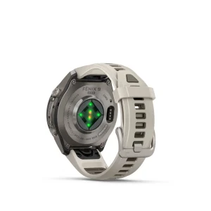 Garmin Fenix 9 Pro – inReach, 43mm Amoled Titanio correa silicona blanco