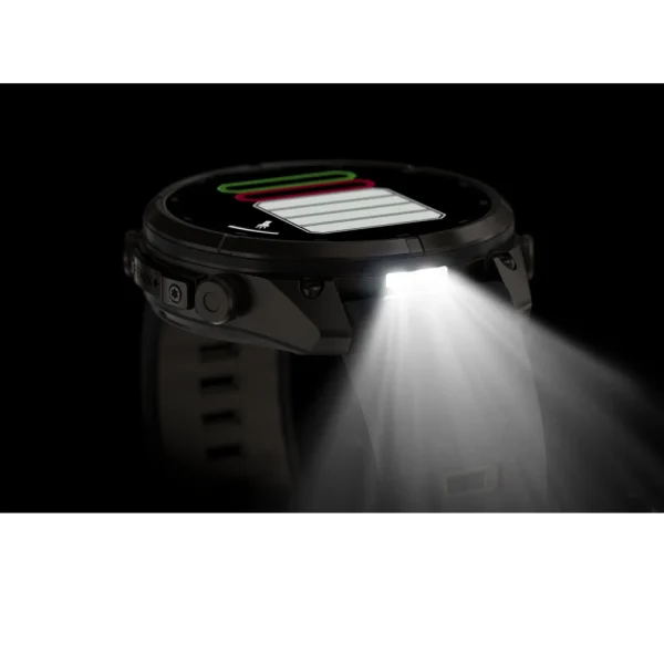 Garmin Fenix 9 Pro – inReach, 47mm Amoled Titanio revesti. de DLC gris carbon correa silicona negro