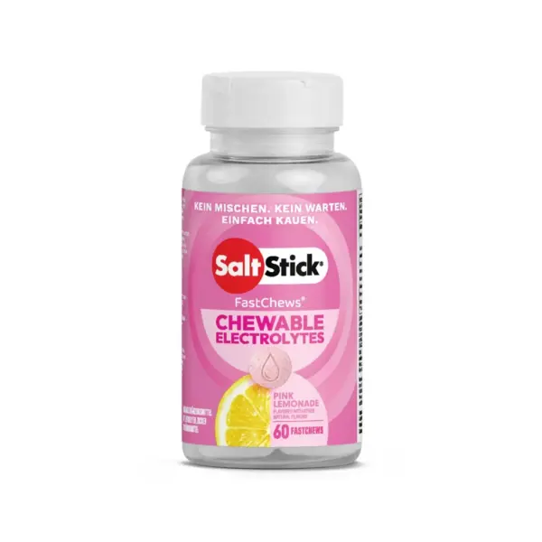 SaltStick Comprimidos Masticables Sabor Pink Lemon 60 unidades