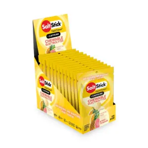 Saltstick Comprimidos Masticables Sabor Tropical Twist Caja 12 x 10u + cafeína