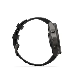 Garmin Fenix 9 Pro – inReach, 47mm Amoled Titanio revesti. de DLC gris carbon correa silicona negro