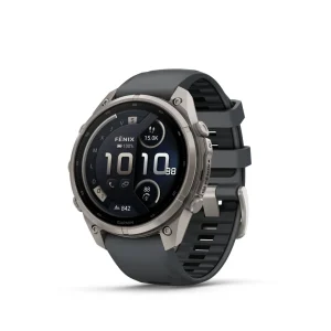 Garmin Fenix 9 Pro – inReach, 47mm Amoled Titanio correa silicona gris