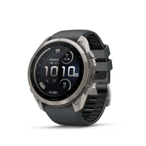 Garmin Fenix 9 Pro – inReach, 51mm Amoled Titanio correa silicona gris