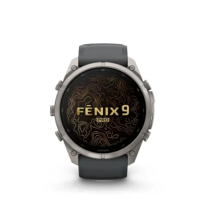 Garmin Fenix 9 Pro – inReach, 51mm Amoled Titanio correa silicona gris