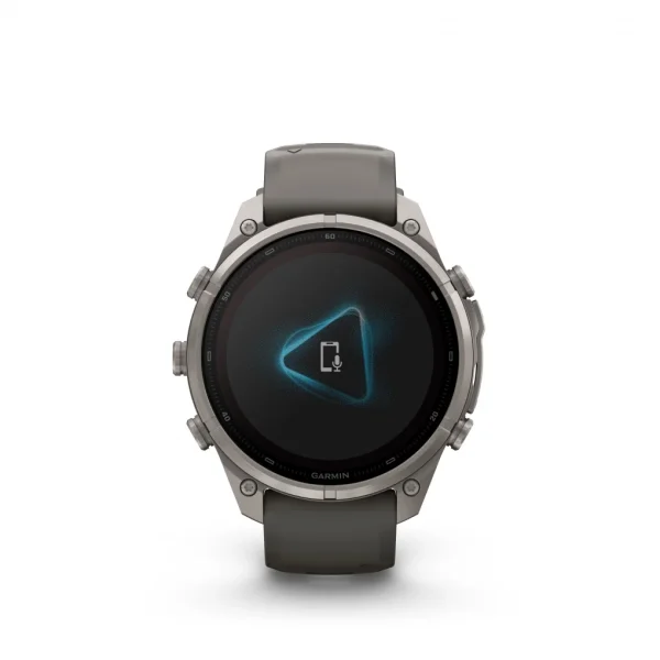 Fenix 9 Pro – inReach, Solar, 47mm Titanio correa silicona gris
