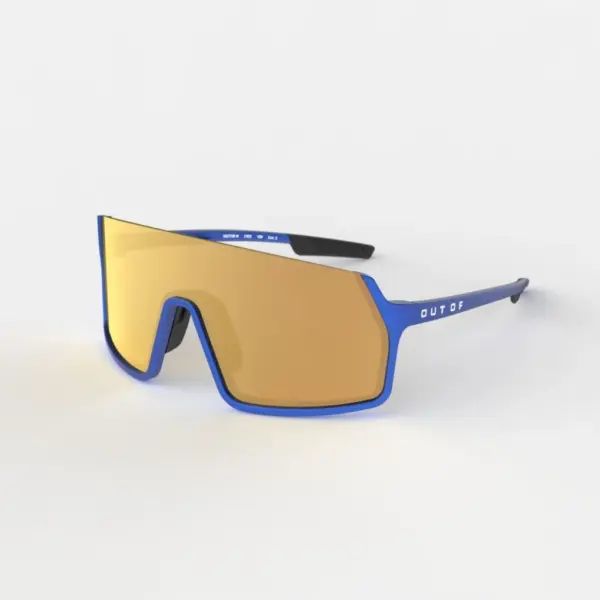 Gafas Deportivas Out Of Vector Hybrid Petrol Blue Lente Gold