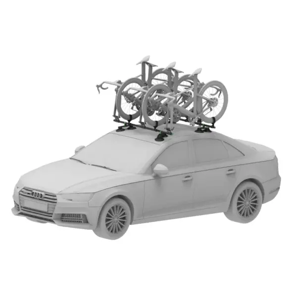 Portabicicletas Treefrog de 8 Ventosas Para 5 bicicletas